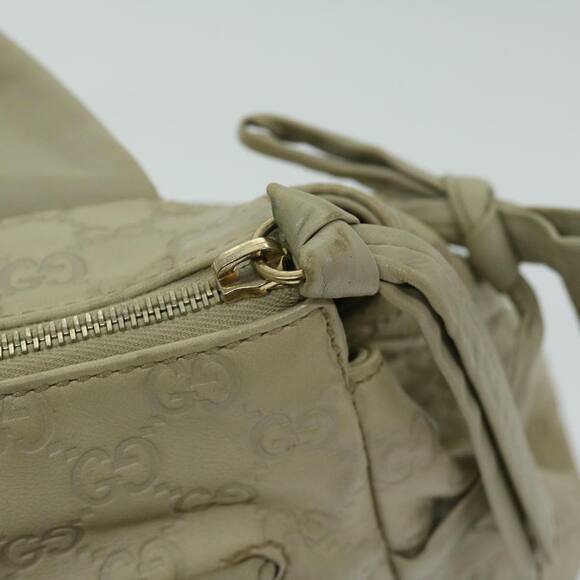 GUCCI Guccissima GG Canvas Hand Bag Beige - Picture 10 of 16